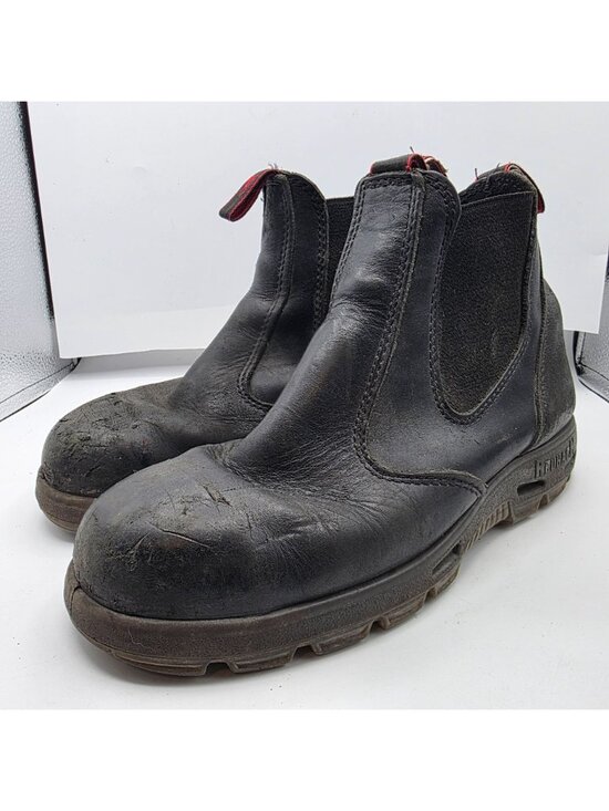 Redback Easy Escape Mens Size 9.5 Black Oil Kip Elastic Sided Soft Toe Boots main image 5